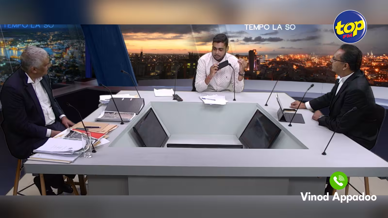Interférence avec un témoin en cour de Moka : étincelles entre le conseiller du PM, Vinod Appadoo et le tandem Rama Valayden – Roshi Bhadain dans l’émission Tempo la So
