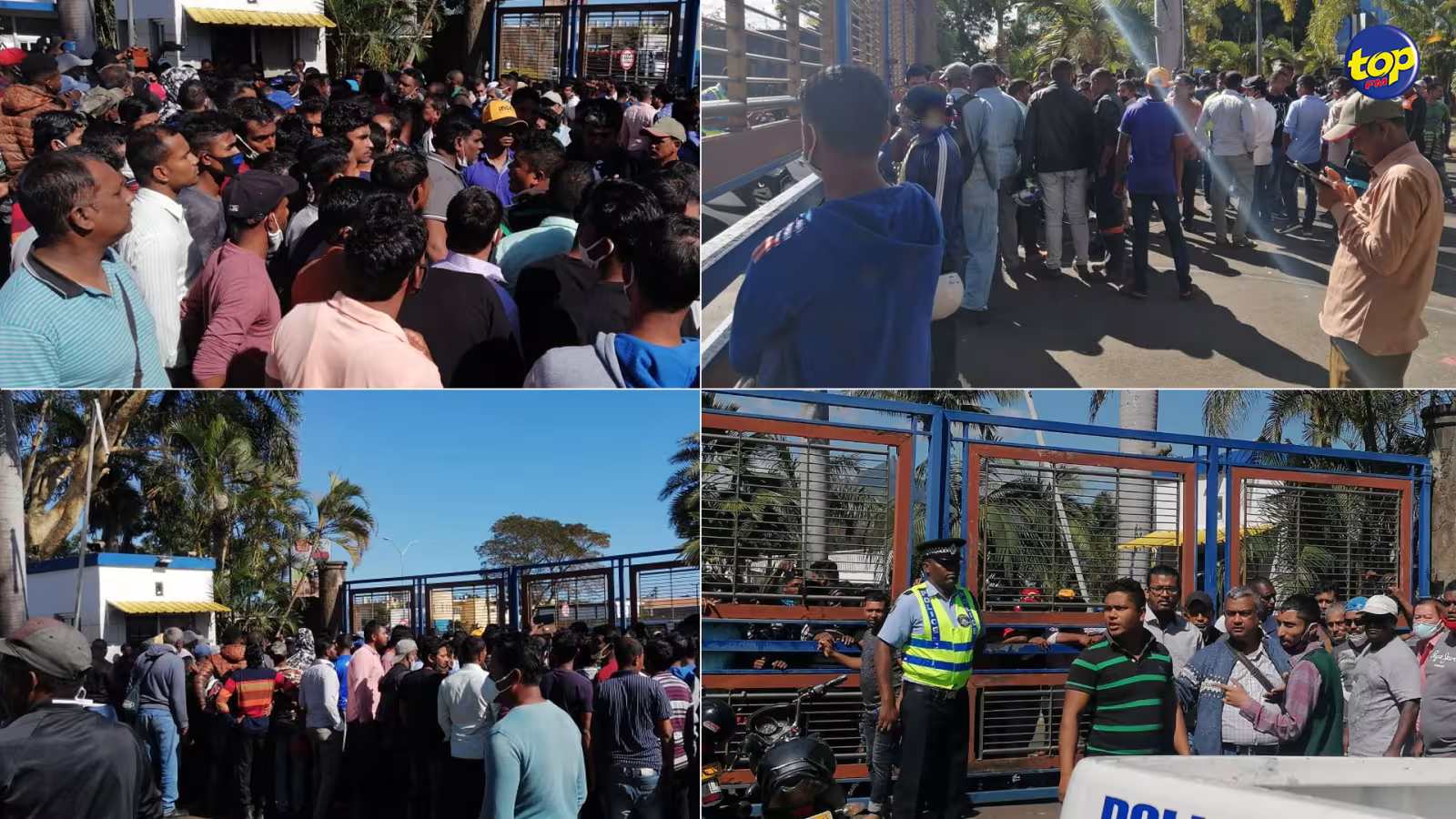 Contestation de la CSG par Business Mauritius : manifestation pacifique de la CTSP devant la cour suprême ce matin