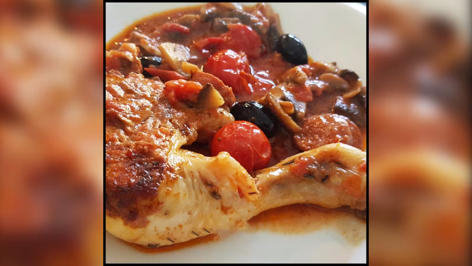 Recette : Poulet mijoté aux herbes à l’italienne