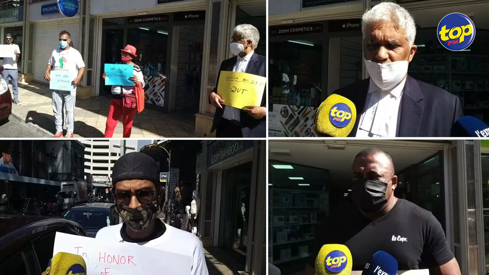À quelques heures de l’expiration du délai pour réagir aux propositions de l’ICTA : manifestation pacifique de 12 minutes devant le siège de l’organisme en début d’après-midi