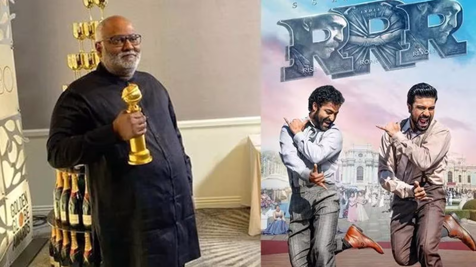 RRR’s Naatu Naatu wins historic Golden Globe for best original song