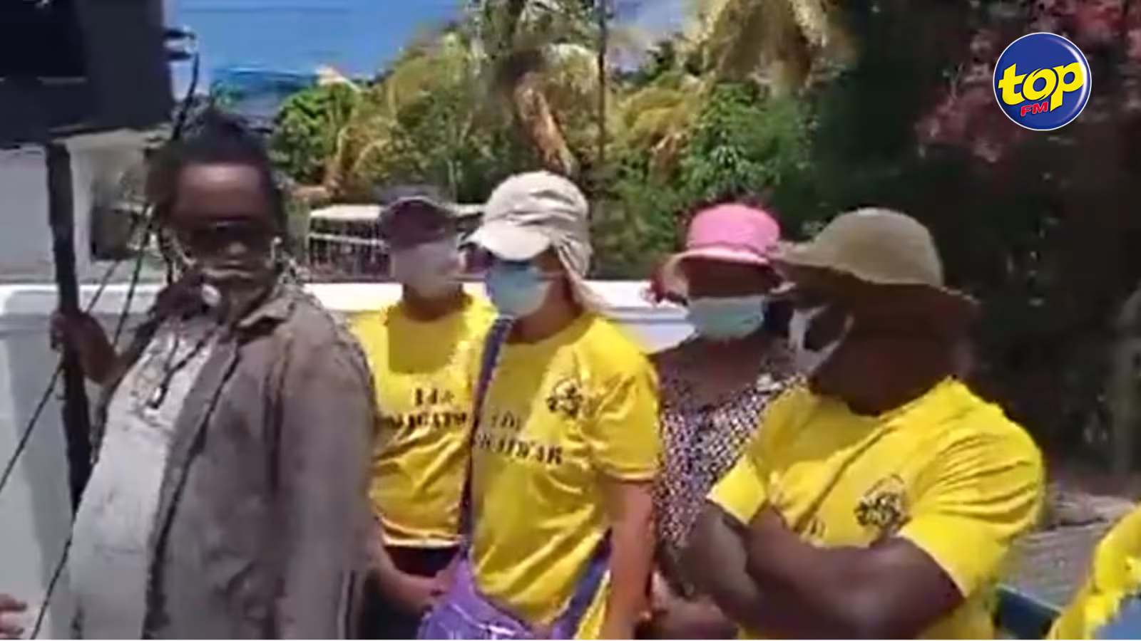 Rodrigues : Manifestation pacifique du Mouvement Sitwayin anti-Covid  pour dire non à la réouverture précipitée des frontières