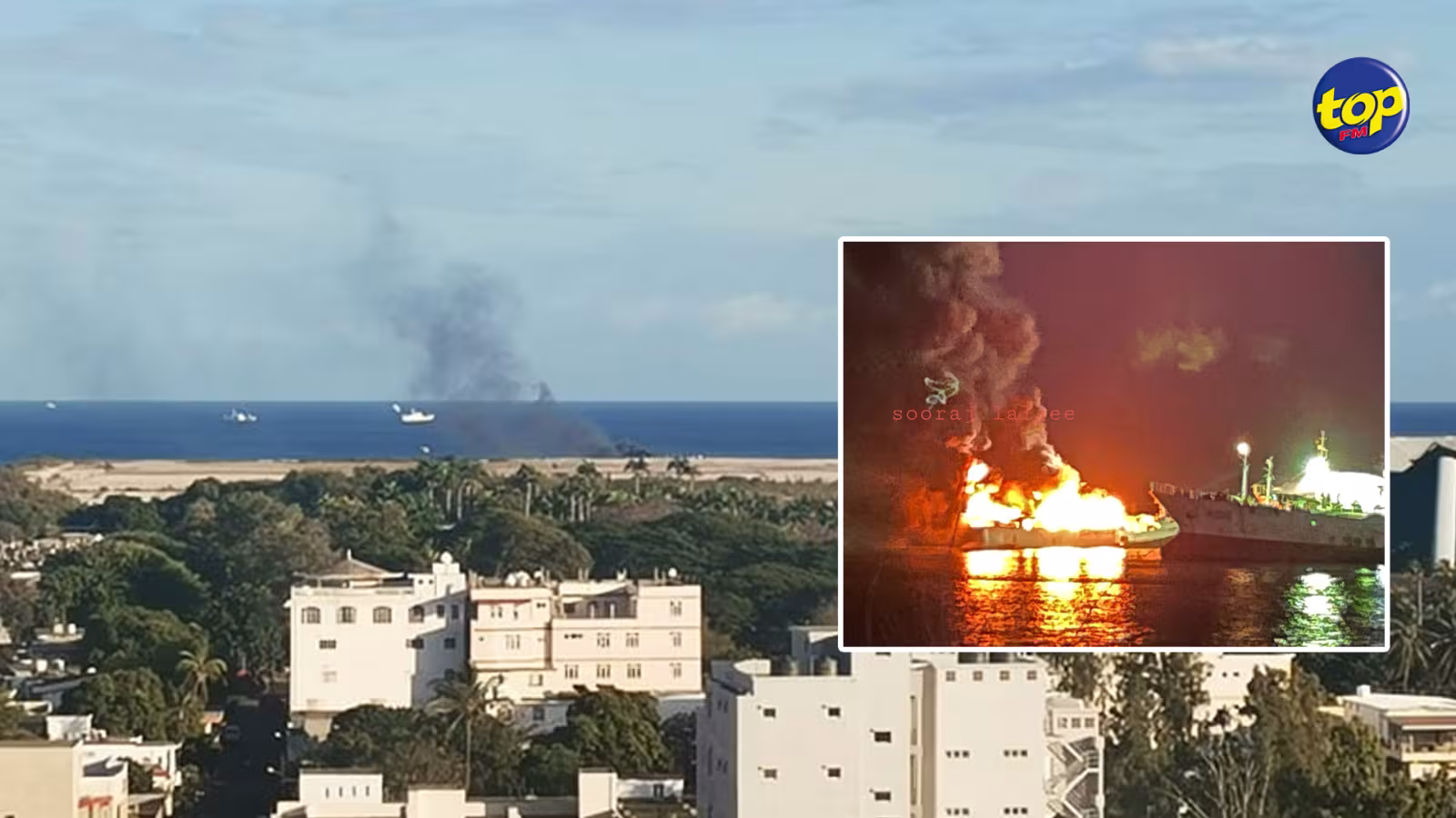 Incendie sur un bateau de pêche battant pavillon taïwanais au large de Port-Louis : Les 18 marins placés en quarantaine