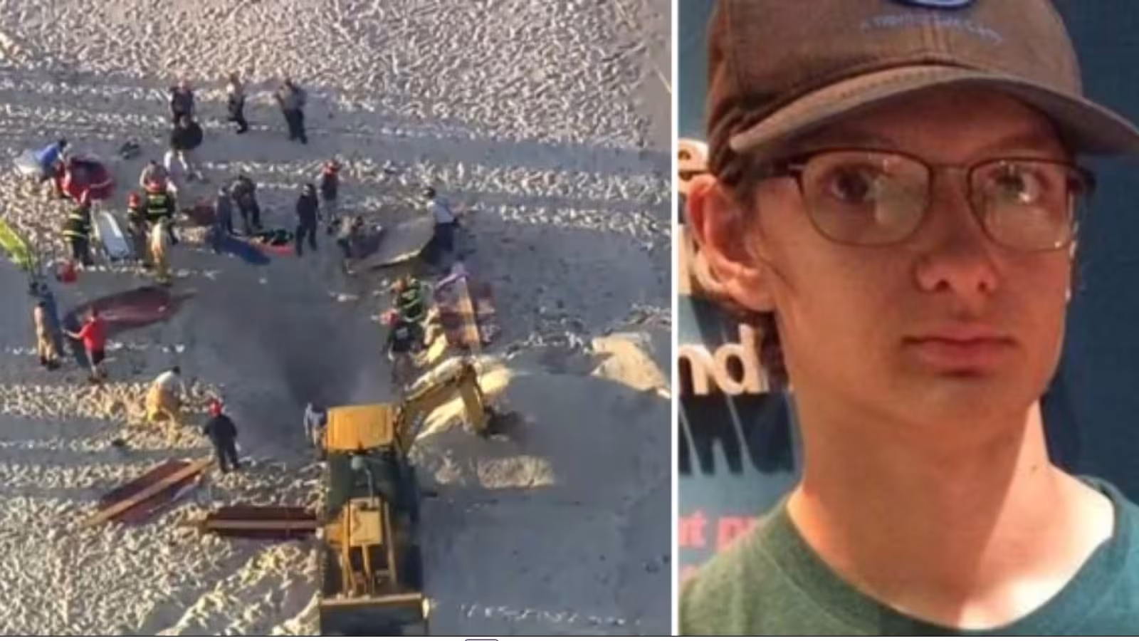 Il creuse un trou dans le sable – la crevasse s’effondre et le tue