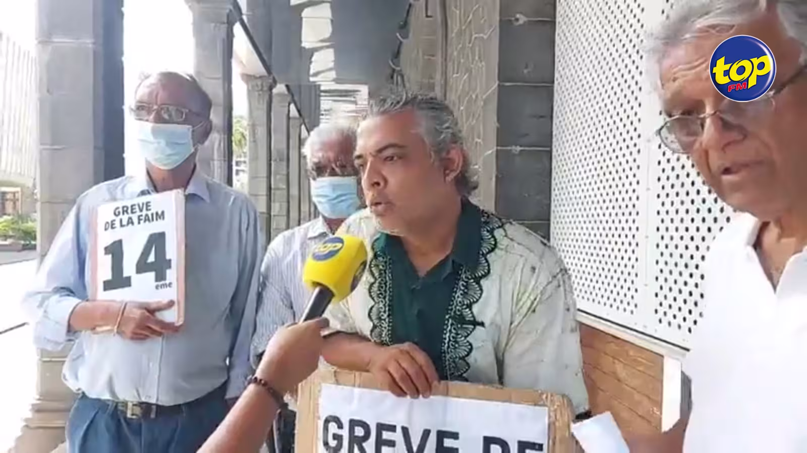 14e jour de grève de Nishal Joyram : « seki nou atann se ki premie minis met fin a sa lagrev la zordi ! » affirme Ivor Tan Yan