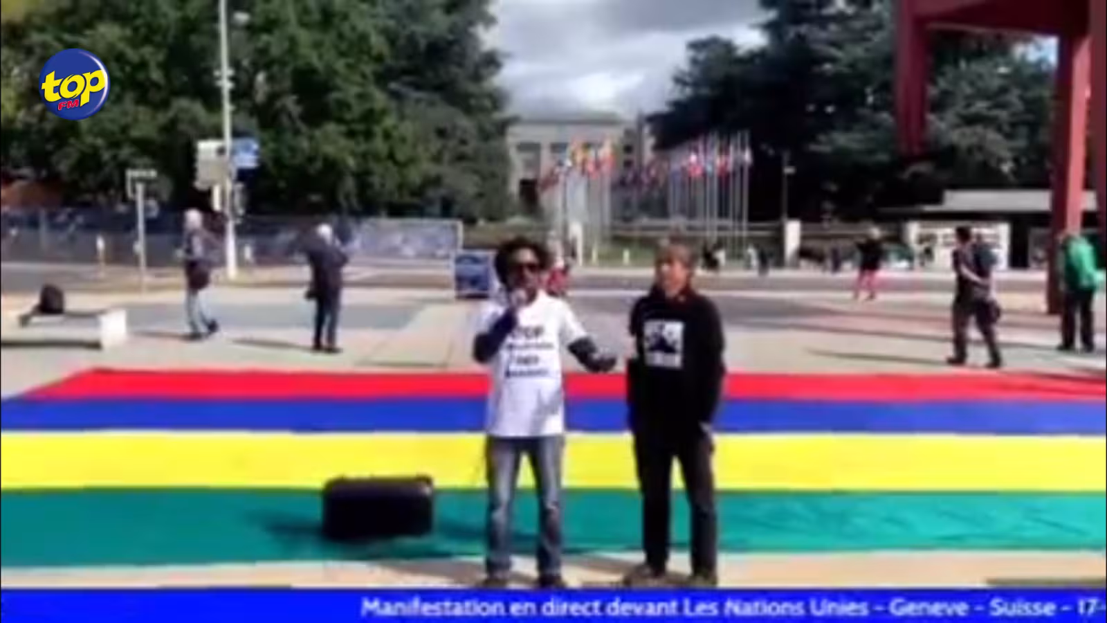 Cri du cœur d’un Agaléen devant l’ONU  samedi dernier: « Laba dans Agalega ena ene pep ki vive, ene kiltir…li pas ene sentier travail ou ene base militaire », déplore Ti Ras Agalega