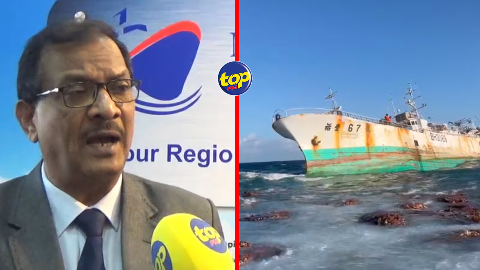Naufrage du Yu Feng au large de St-Brandon : « Nous avons lancé des appels d’offres pour trouver une  ‘salvage team’ pour renflouer le bateau, » ,annonce le ministre Sudheer Maudhoo