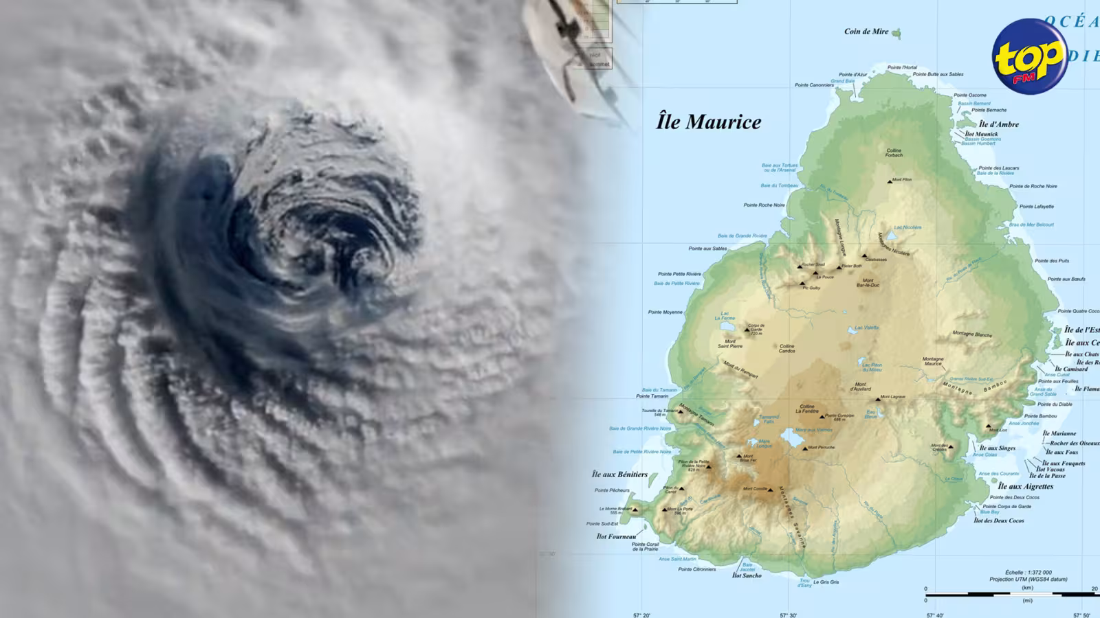 L’Intense cyclone tropical  Freddy évolue à environ 1500 km à l’est-nord-est de Maurice : il affectera le temps dans  l’ile à  partir de lundi