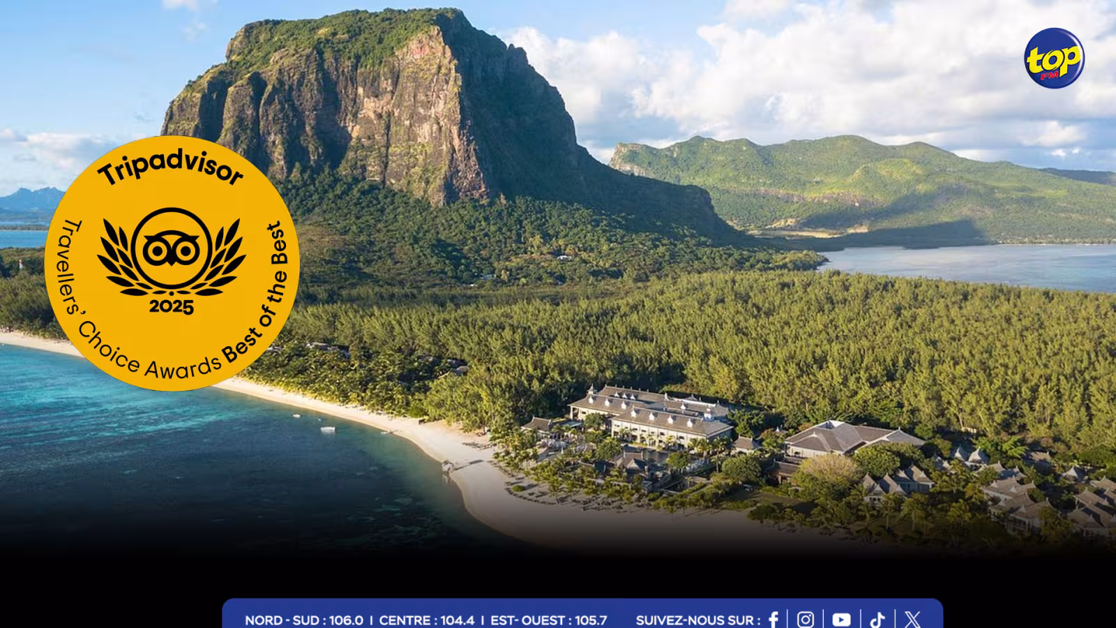 Tourisme : Maurice démarre l’année avec un positionnement favorable sur le Trip Advisor Travellers Choice Awards 2025