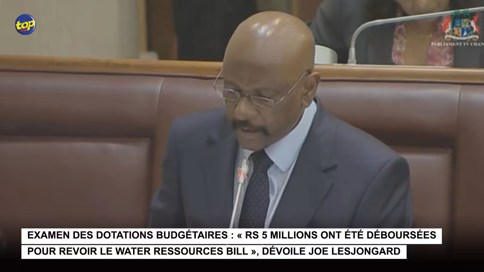 Examen des dotations budgétaires : « Rs 5 millions ont été déboursées pour revoir le Water Ressources Bill », dévoile Joe Lesjongard