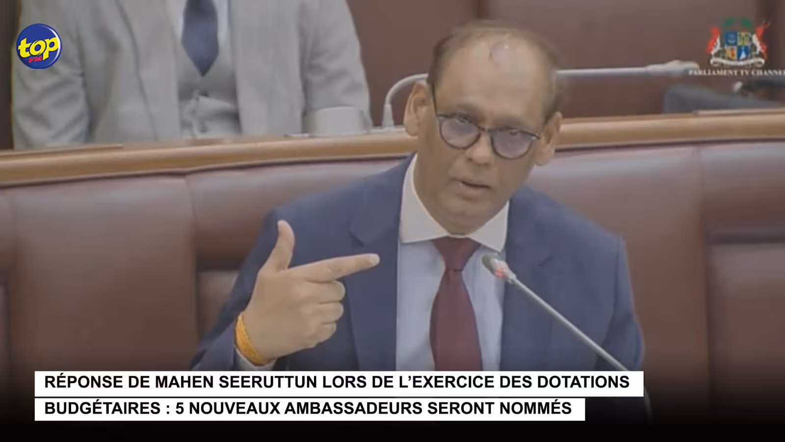 Réponse de Mahen Seeruttun lors de l’exercice des dotations Budgétaires : 5 nouveaux ambassadeurs seront nommés 