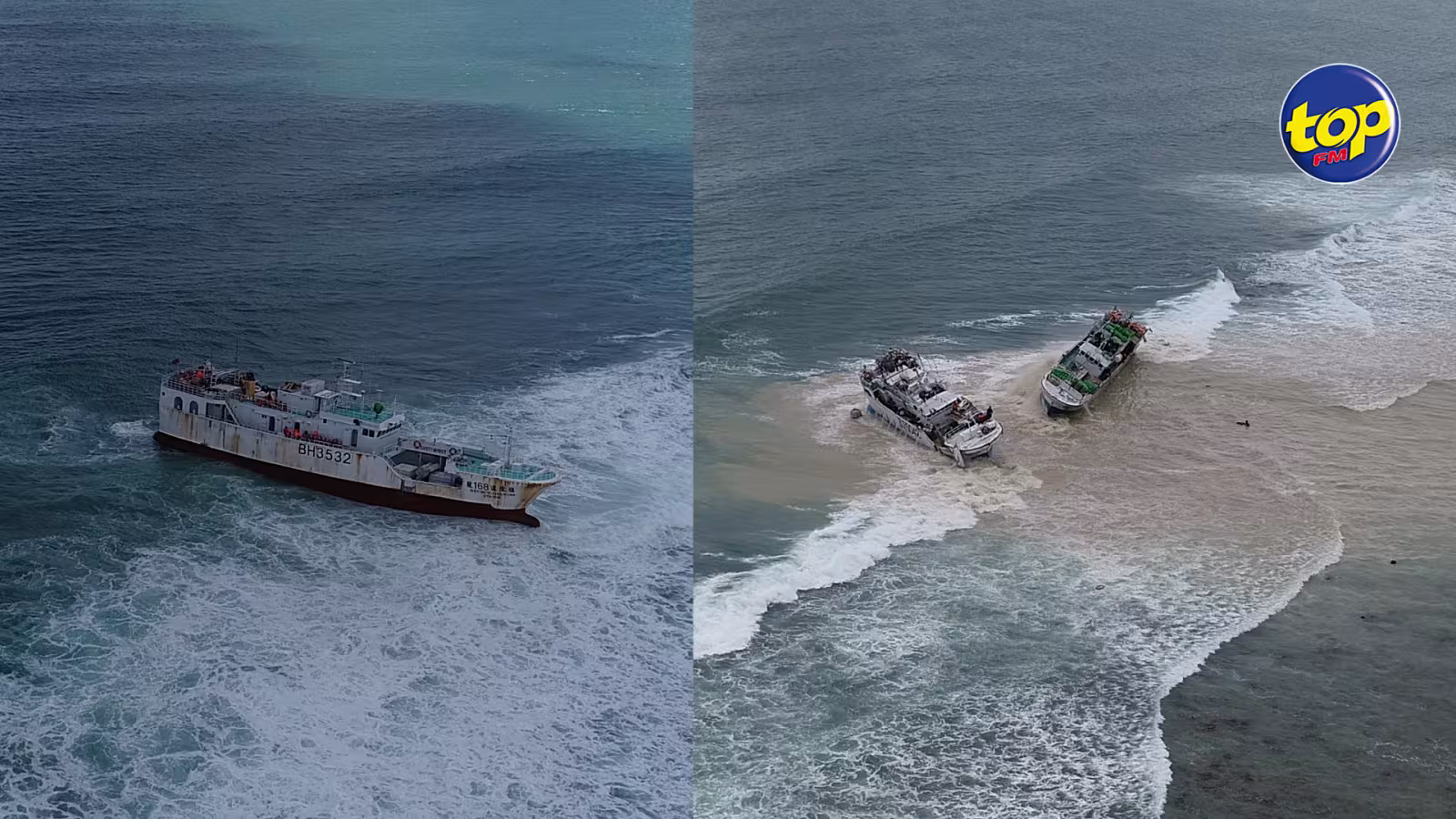 Trois bateaux de pêche échoués dans la région de Port Louis Ouest : « Les autorités n’ont pas tiré des leçons de l’épisode Wakashio », affirme Vassen Kauppaymootoo
