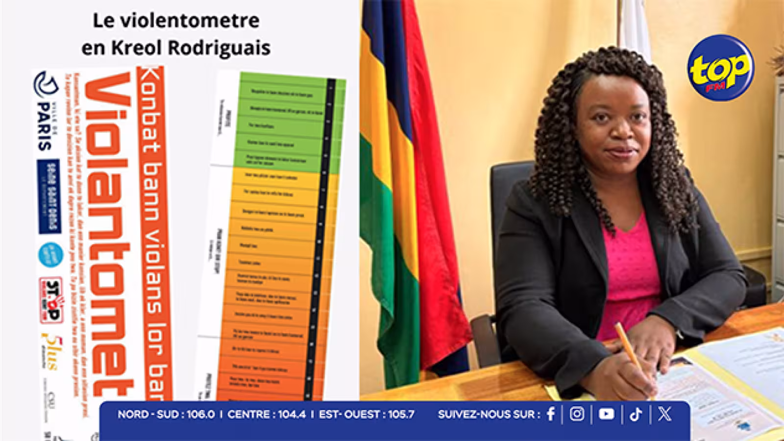 Journée des droits des femmes : Rodrigues se dote d’un “violentomètre” en kreol rodriguais pour renforcer la lutte contre les violences