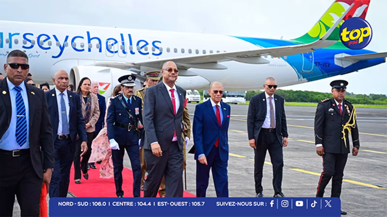 Visite d’Etat : le Président des Seychelles à Maurice pour quatre jours