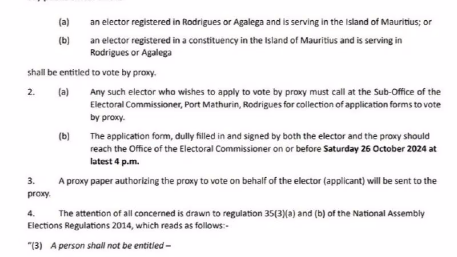 VOTING BY PROXY