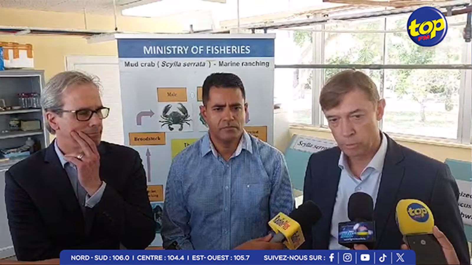 Visite à l’Albion Fisheries Research Centre : L’Union européenne s’engage aux côtés de Maurice pour le développement de l’économie bleue