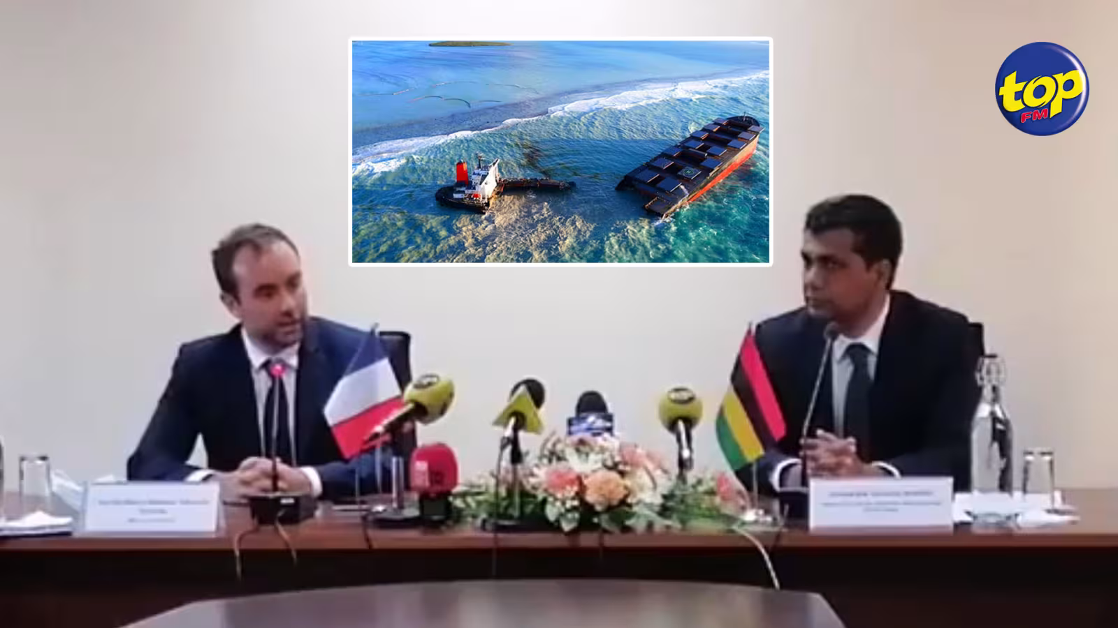 Échouage du Wakashio : ” Une décision importante à prendre sur l’avenir des épaves du bateau” avance Sébastien Lecornu