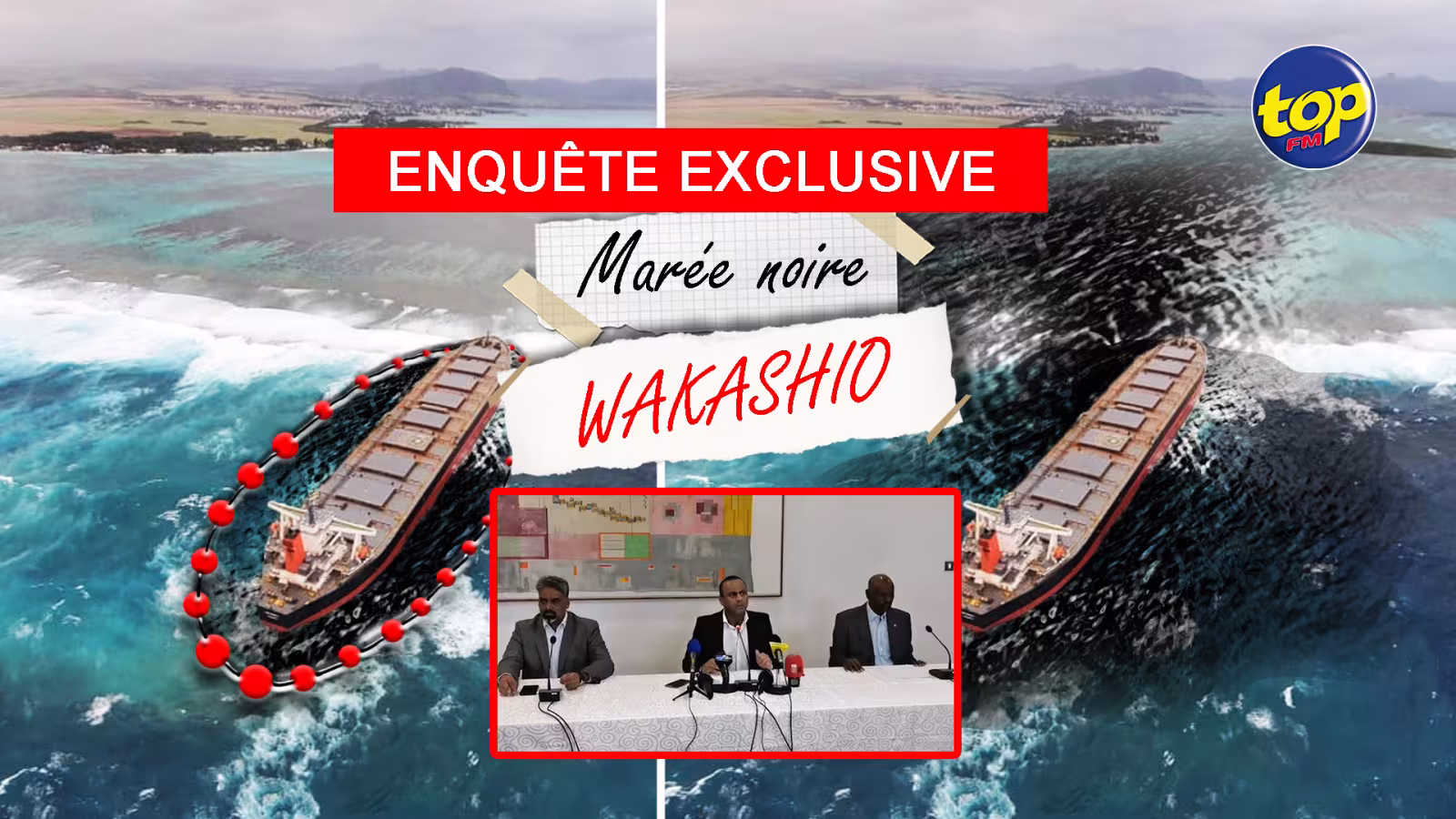 ‘Marée noire : qui est le responsable de ce désastre’ : tremblement de terre à la tête du gouvernement suite à l’enquête exclusive de Top TV sur l’affaire Wakashio – Bobby Hurreeram perd les pédales