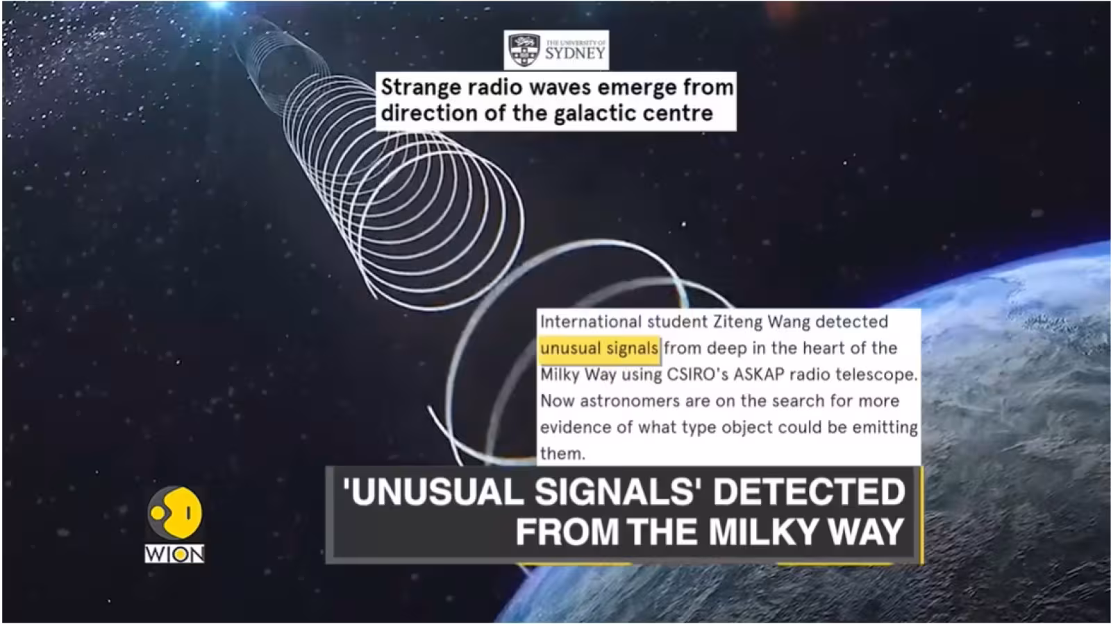 D’étranges ondes radio venant du cœur de la Voie lactée déroutent les scientifiques