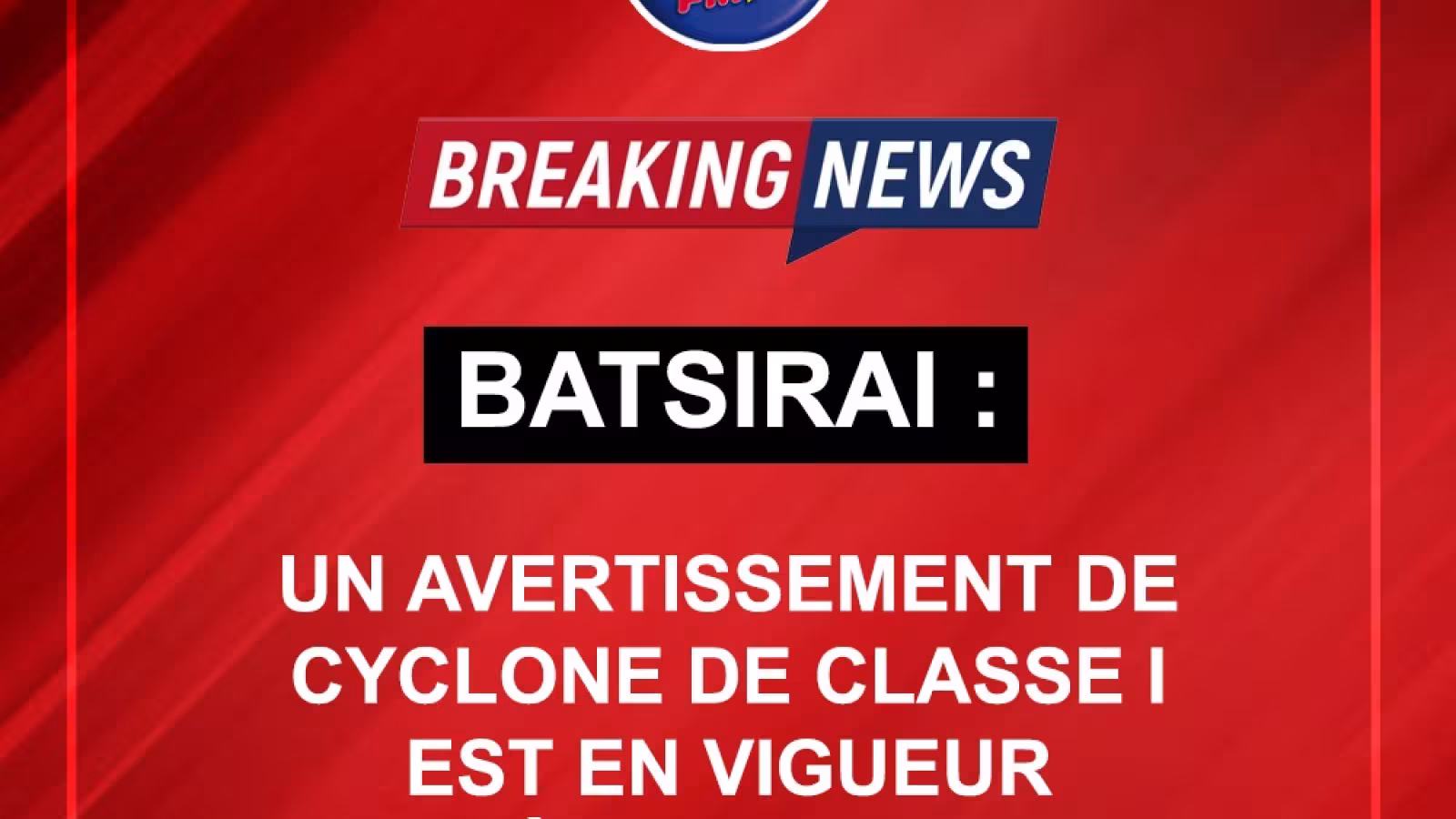 Batsirai: Maurice passe en alerte cyclonique une