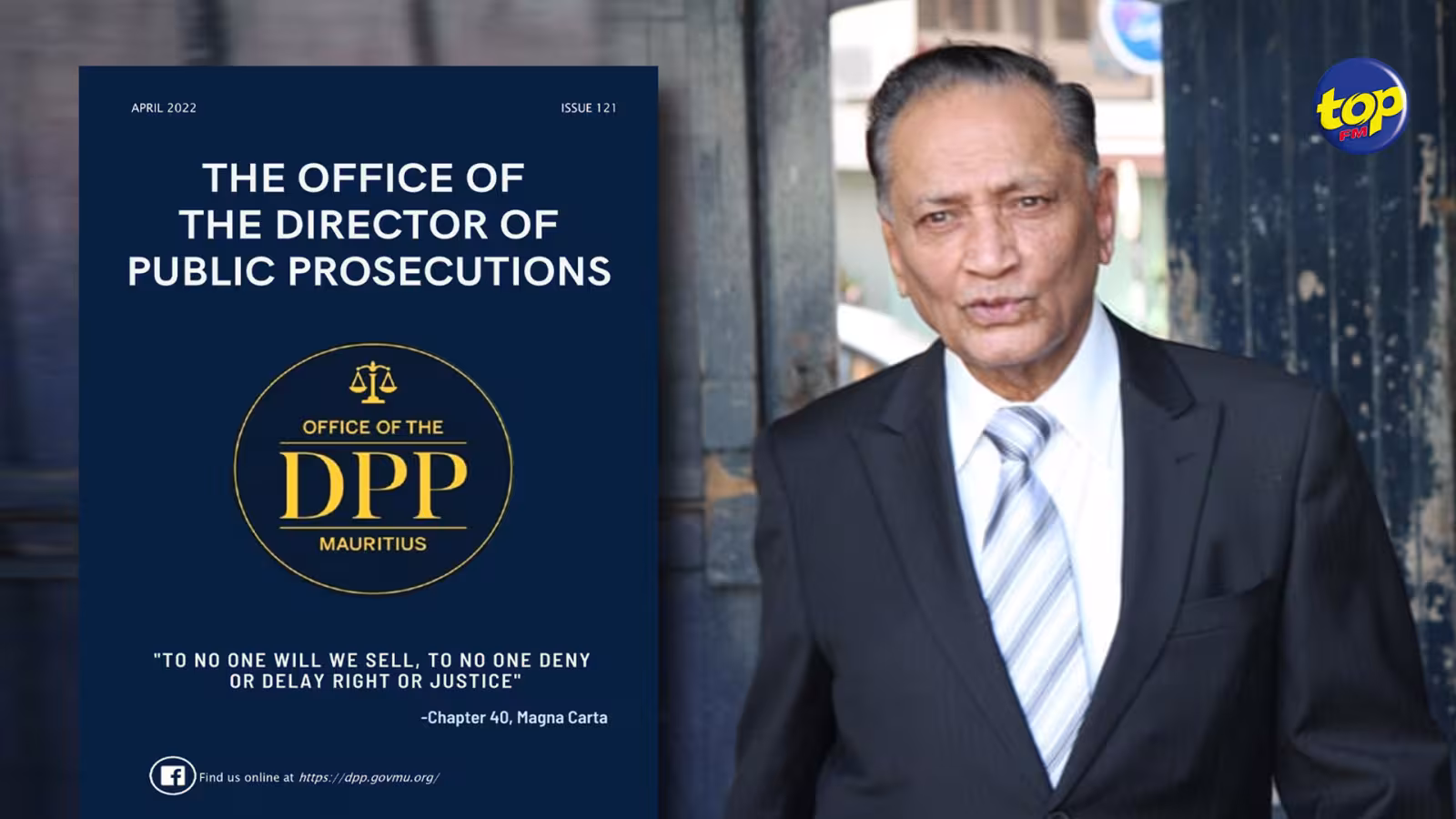 Dans la dernière édition de son e-newsletter : poignant hommage du bureau du DPP à Yousuf Mohamed
