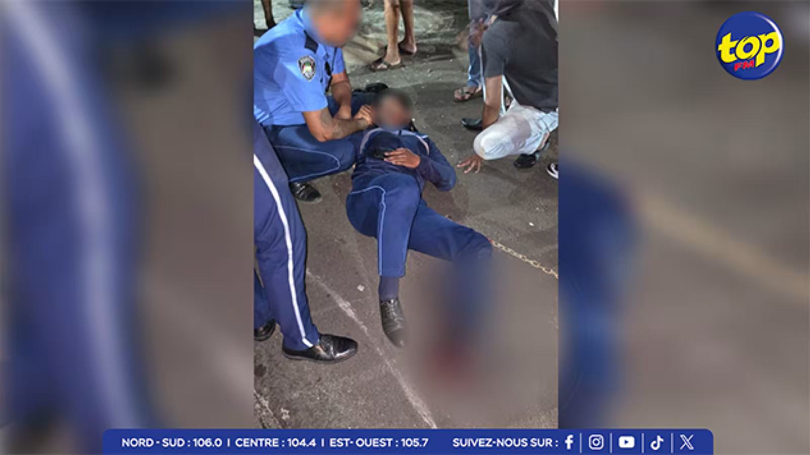 Il se rendait sur son lieu de travail : Sa moto percutée par une voiture conduite par un étudiant de 20 ans, un policier blessé et admis à l’hôpital