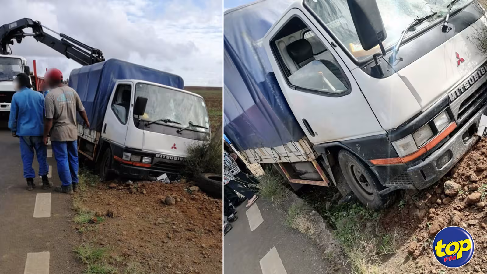 A piton : Une camionnette percute deux piétons et fait un mort