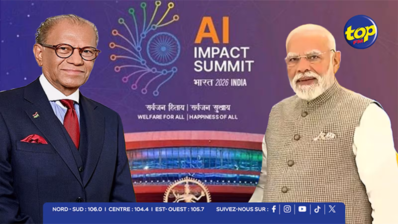 Sommet mondial de l’IA 2026 : Rencontre ce jeudi entre le Dr Navin Ramgoolam et Shri Narendra Modi a New Delhi,  au cœur de la gouvernance technologique mondiale  Coup d’envoi officiel du so