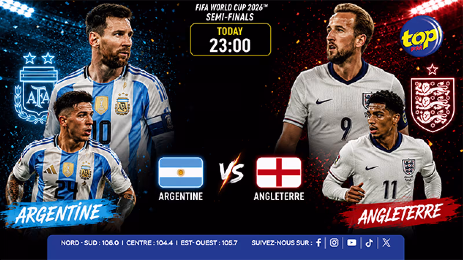 Argentine VS Angleterre : les Mauriciens partagés avant le choc des demi-finales