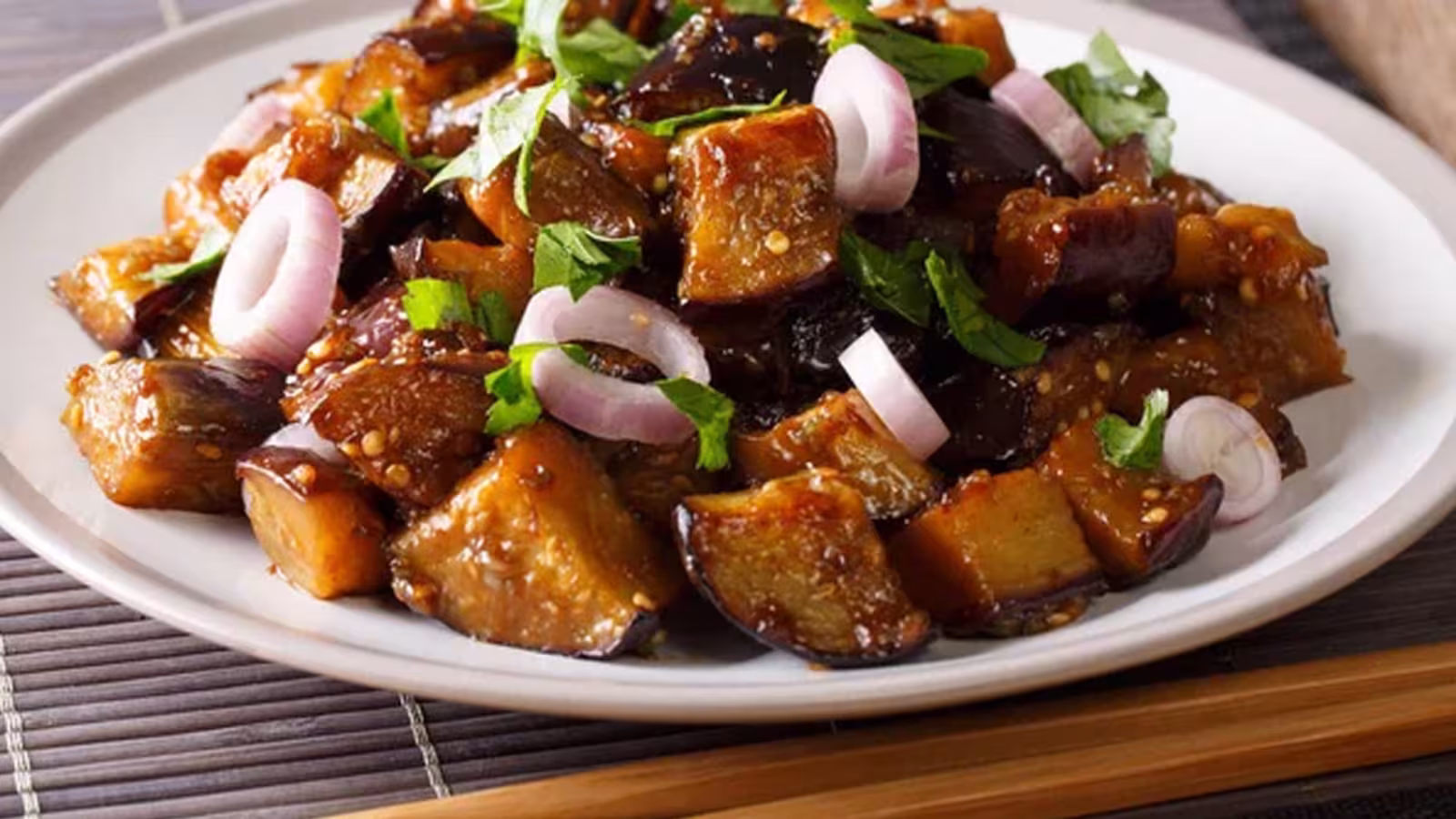 Aubergines frites du Sichuan