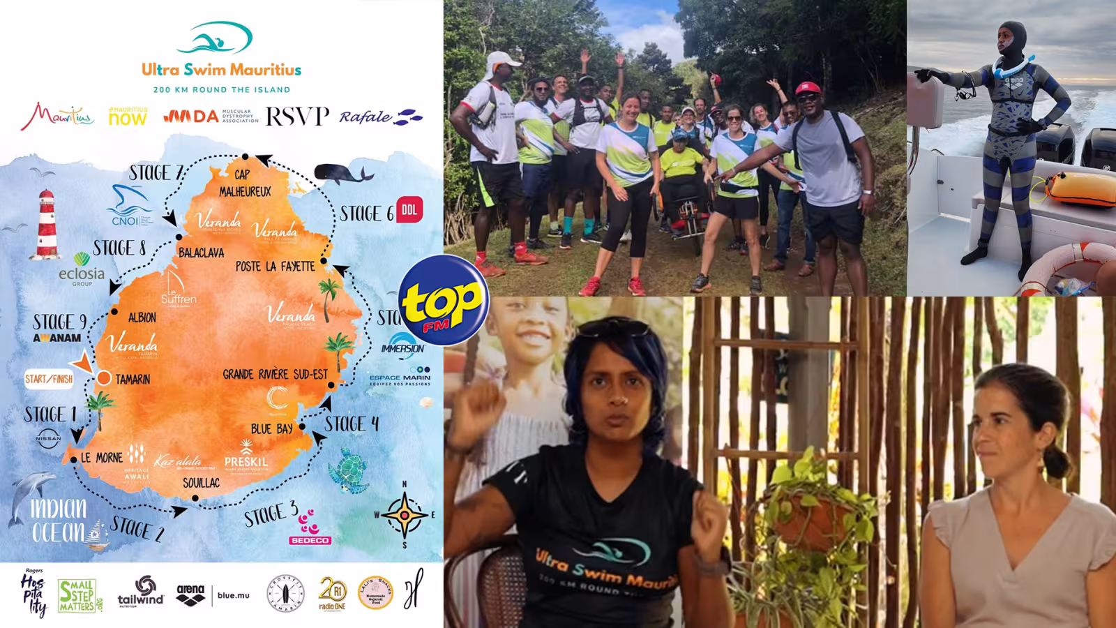 200 km autour de l’île à la nage en 9 jours : « Tina est une source d’inspiration pour les mamans, femmes et sportives », souligne Florence Razé, présidente de la MuscularDystrophy Association
