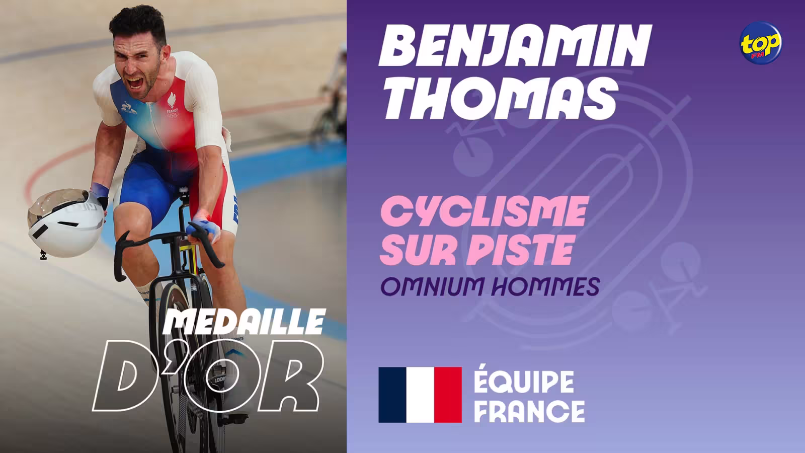 Benjamin Thomas s'offre l'or en cyclisme