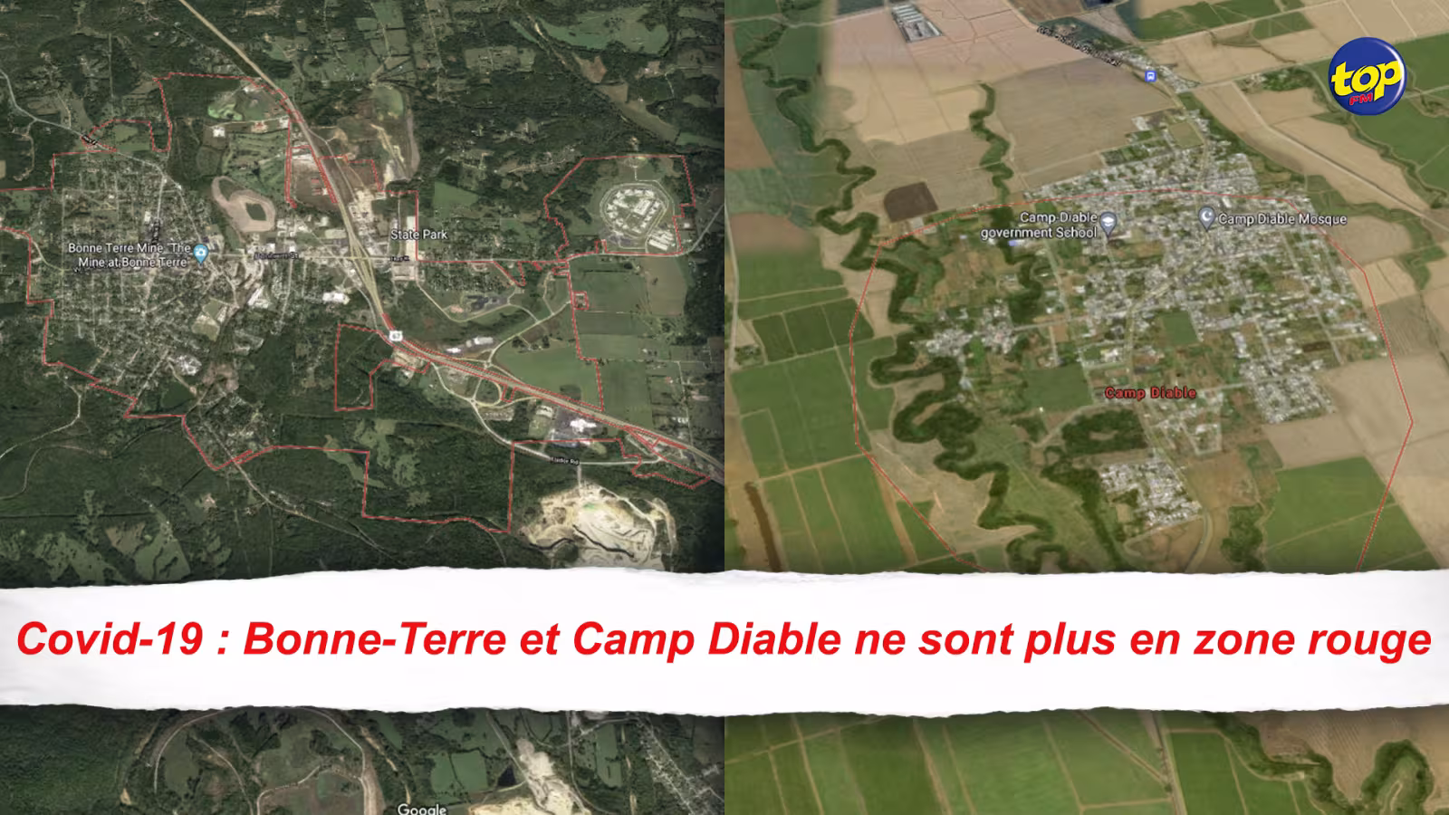 Covid-19 : Bonne-Terre et Camp Diable ne sont plus en zone rouge