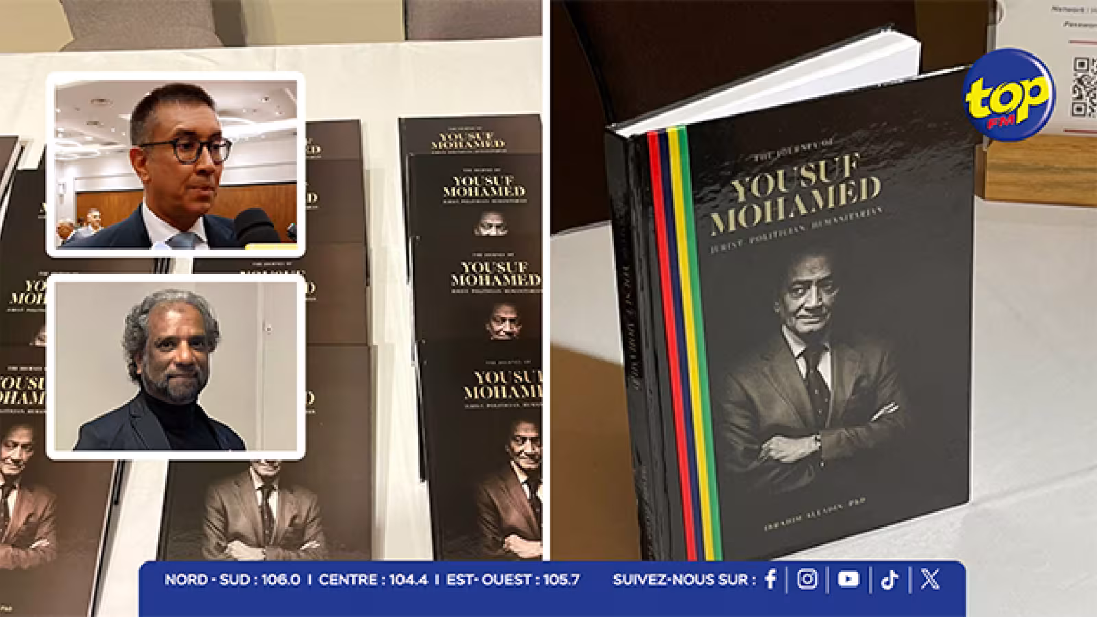 Lancement de l’ouvrage The Journey of Yousuf Mohamed : « Il a aidé et défendu tant de personnes … On se souvient de lui pour sa présence et ses qualités », relate Shakeel Mohamed