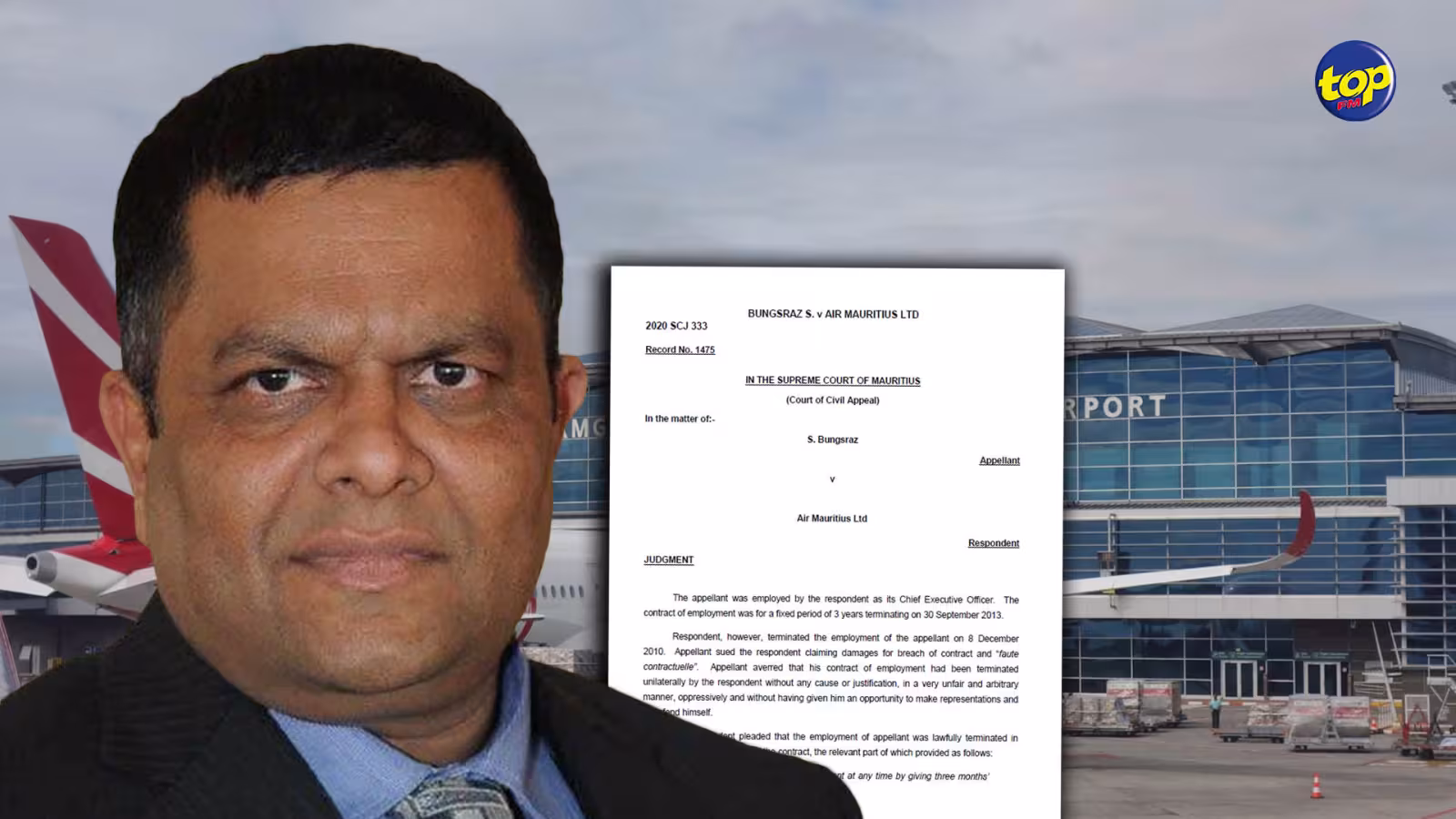 Procès en réclamation contre Air Mauritius pour renvoi injustifié : la cour suprême octroie une seconde chance à Soobhiraj Bungsraz