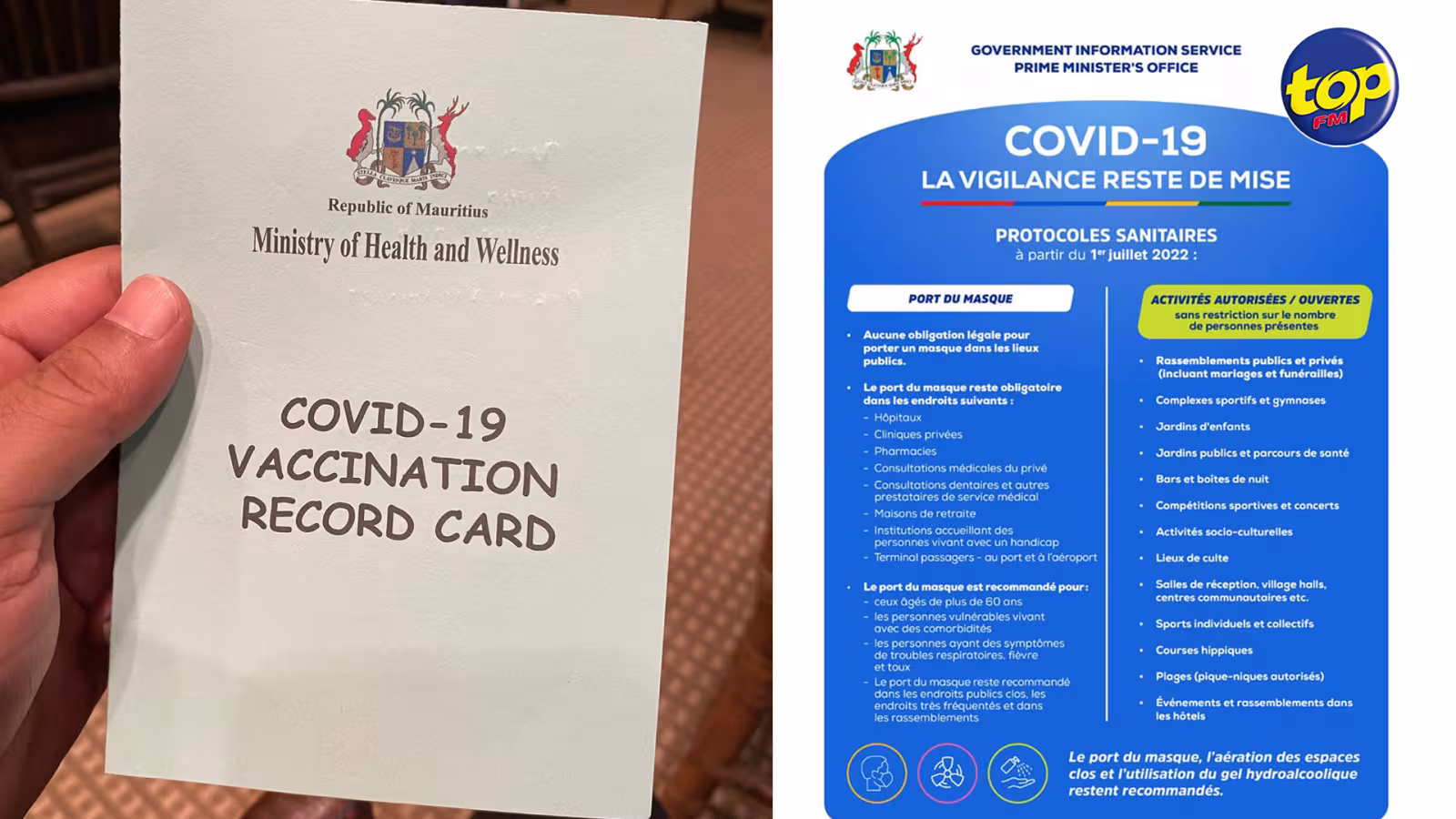 Levée des restrictions sanitaires à partir du 1er juillet : Le pass vaccinal toujours d’actualité pour les fonctionnaires, les employés d’hôtels ainsi que ceux port et de l’aéroport