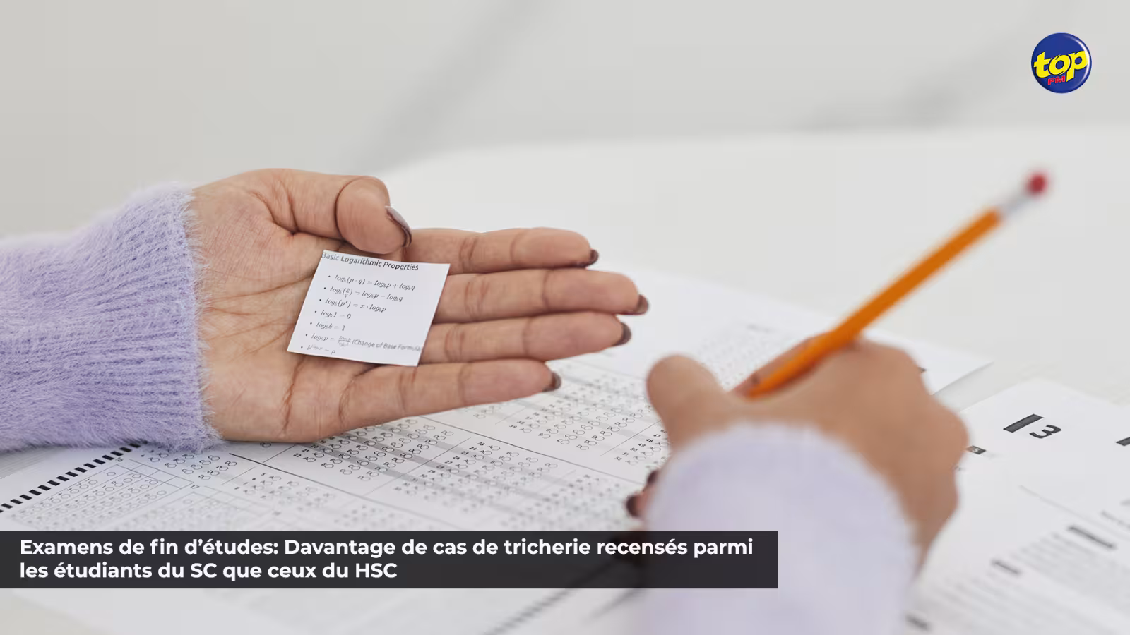 Examens de fin d’études: Davantage de cas de tricherie recensés parmi les étudiants du SC que ceux du HSC