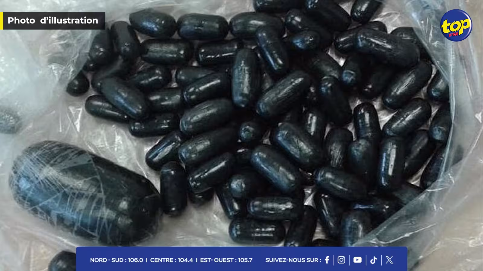 Importation de drogue : un nigérien intercepté et purge 50 boulettes de cocaïne  