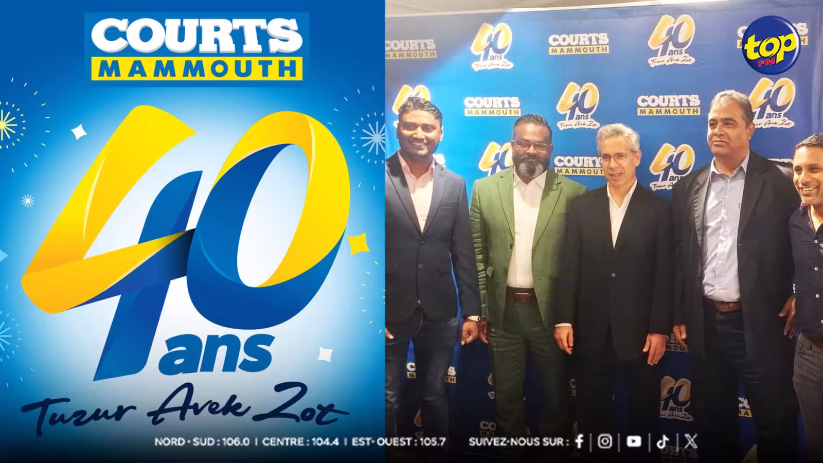 40 ans de Courts Mammouth : 40 jours d’offres, de cadeaux et d’innovation pour un anniversaire historique