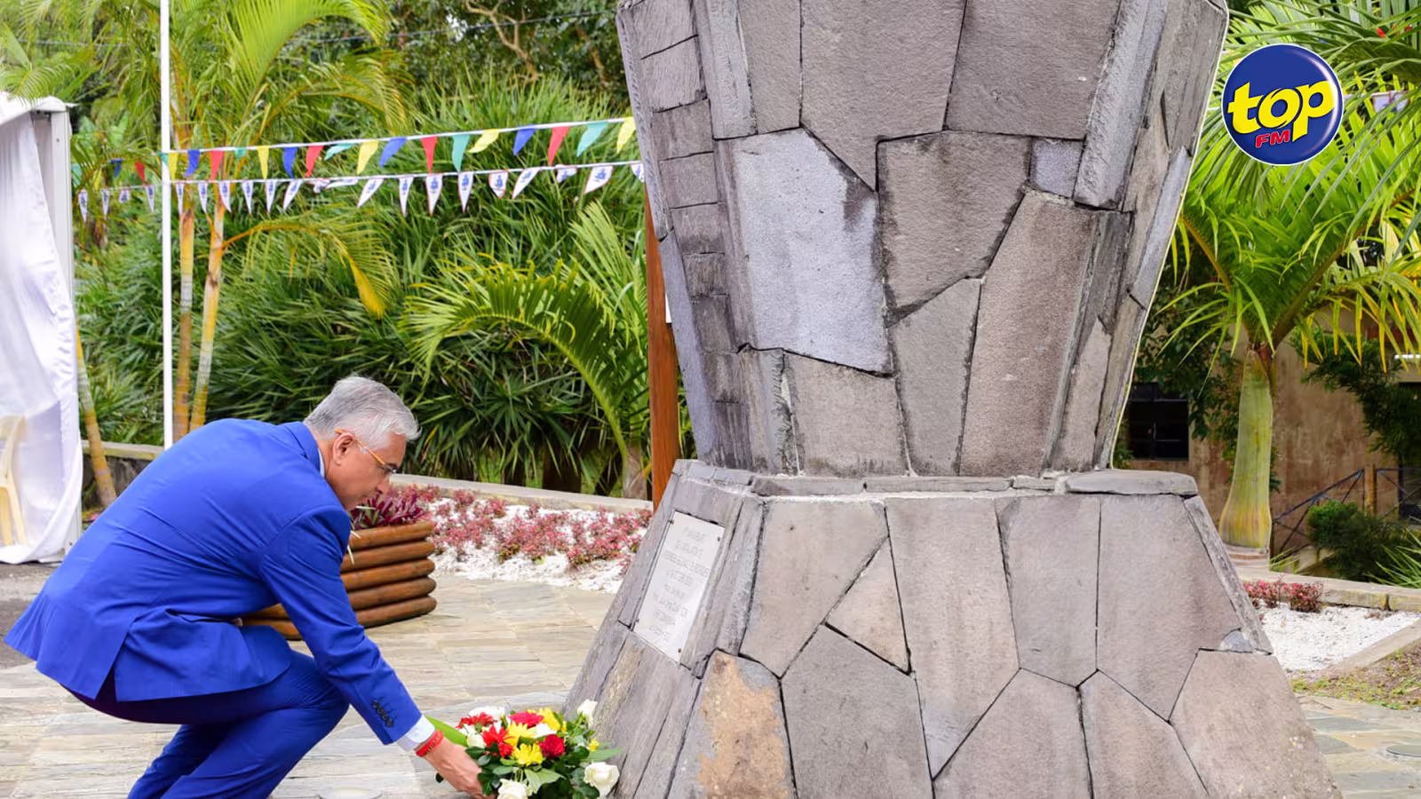 186e anniversaire de l’arrivée des travailleurs engagés à Maurice : Une cérémonie de dépôt de gerbes a eu lieu ce matin