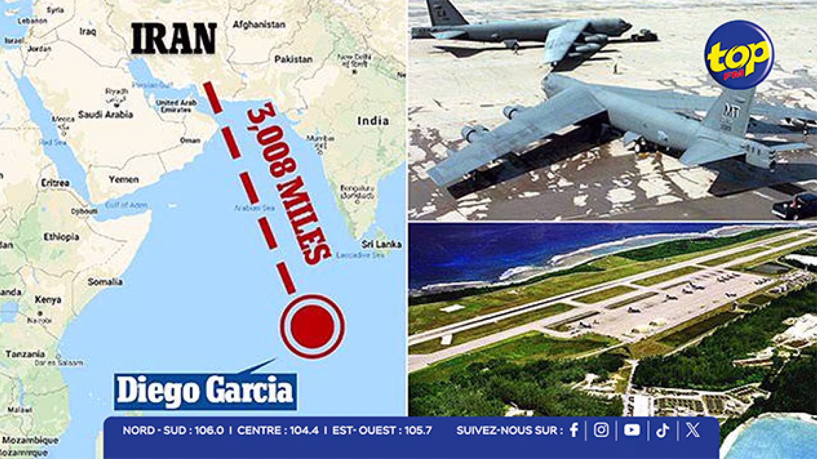Base Militaire de Diego Garcia: Le Royaume-Uni devrait informer Maurice de toute future frappe aérienne contre l’Iran