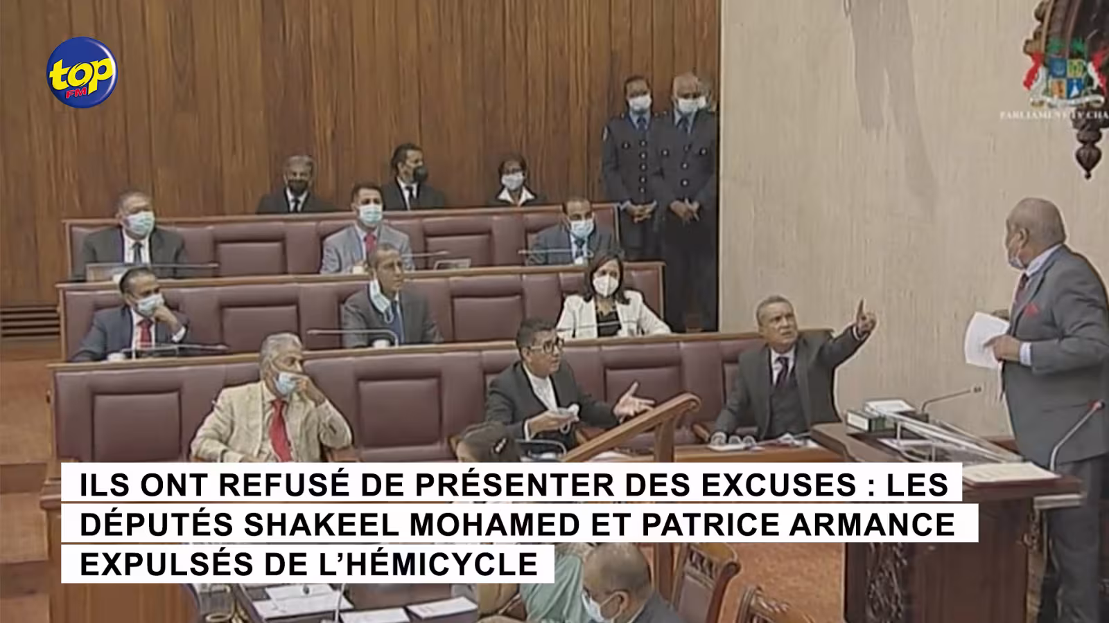 Ils ont refusé de présenter des excuses : Les députés Shakeel Mohamed et Patrice Armance expulsés de l’hémicycle