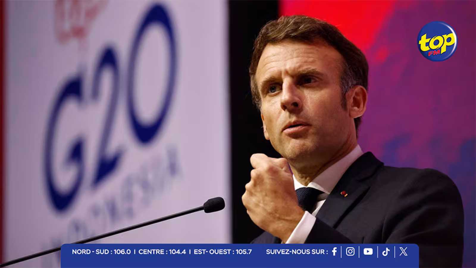 Après sa visite d’État à Maurice, Emmanuel Macron participe au premier sommet du G20 organisé en Afrique