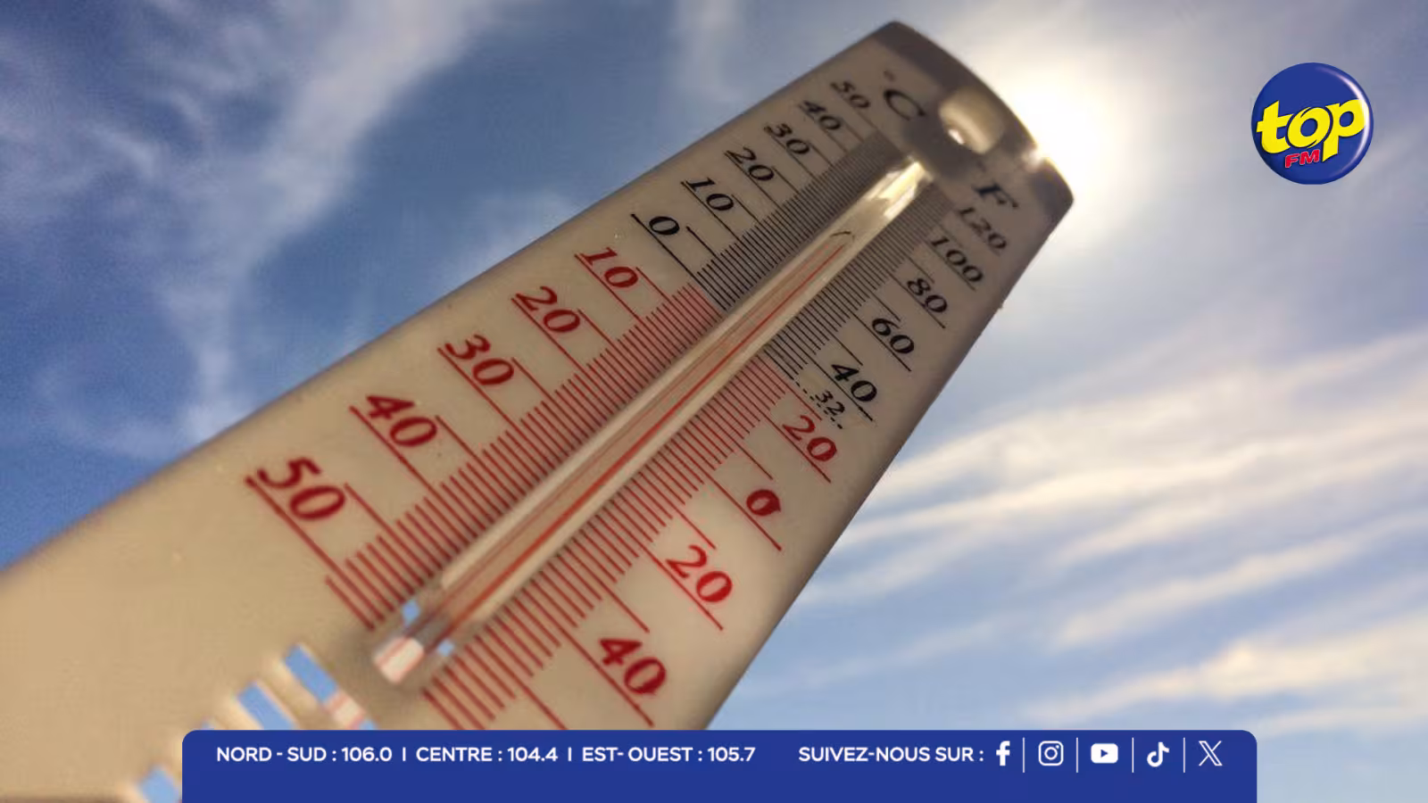 Un hiver plus chaud que la normale : des températures allant jusqu'à 28,9 °C enregistrées à Plaisance 