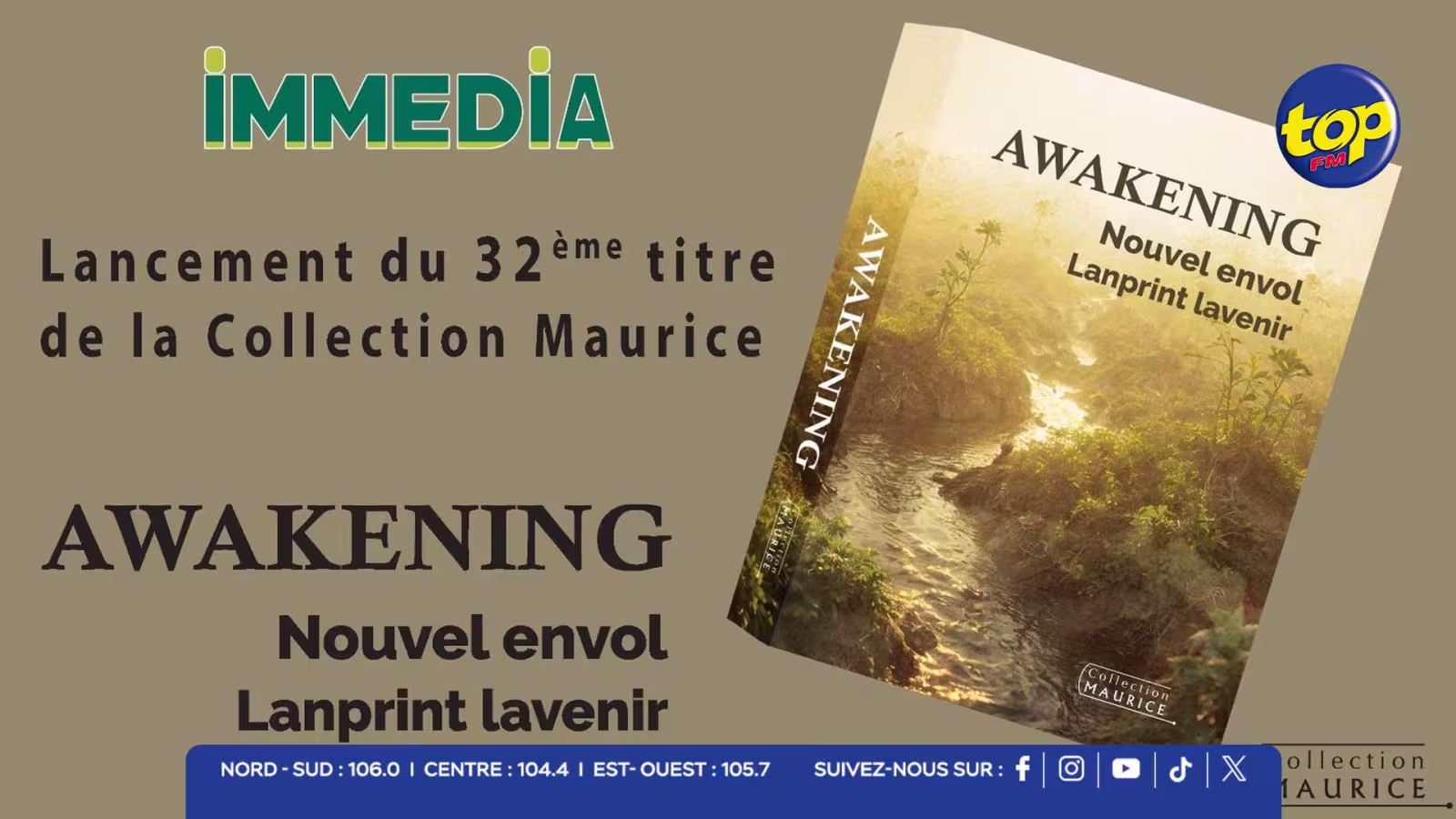 Entre engagement et créativité, la Collection Maurice lance son 32ᵉ titre et valorise les talents littéraires du pays