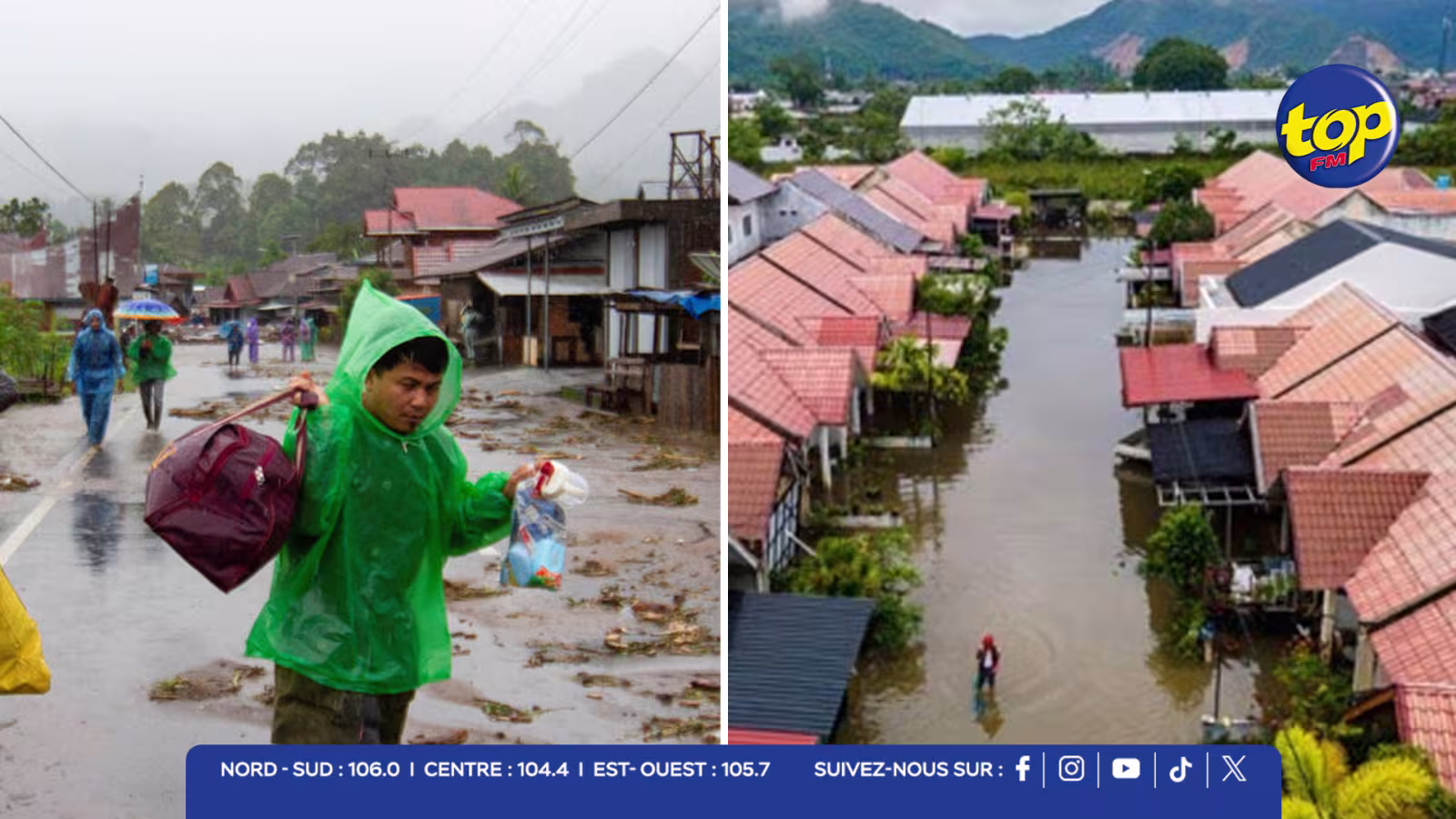 inondations à Sumatra