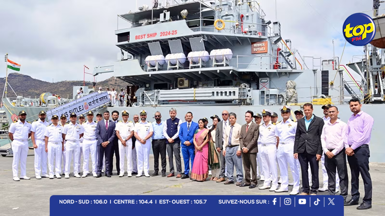 Relations Inde-Maurice : le INS Sutlej achève une mission hydrographique conjointe réussie