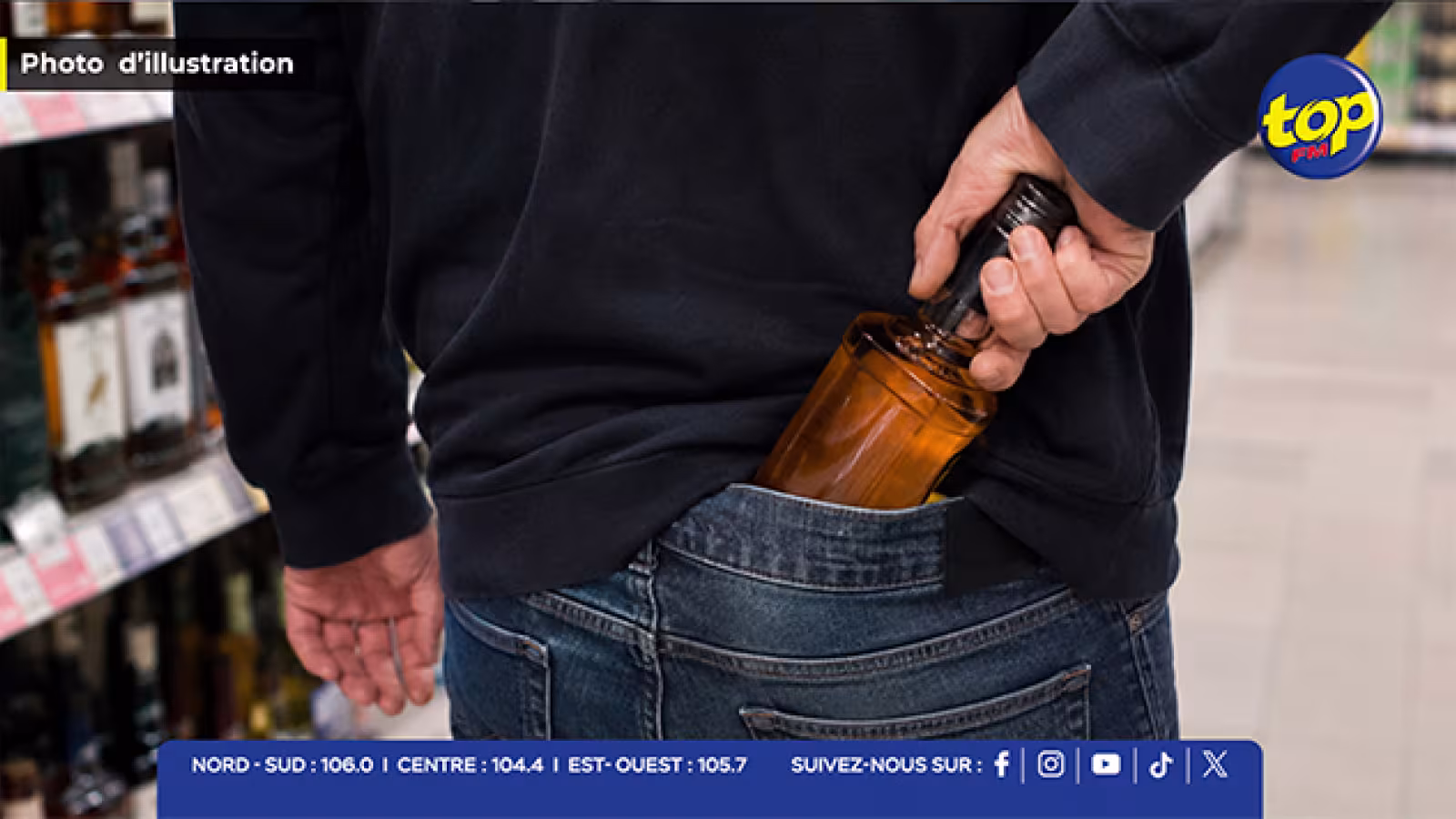 Port-Louis : Il cache une bouteille de whisky à Rs 1 784 dans son pantalon et se fait arrêter