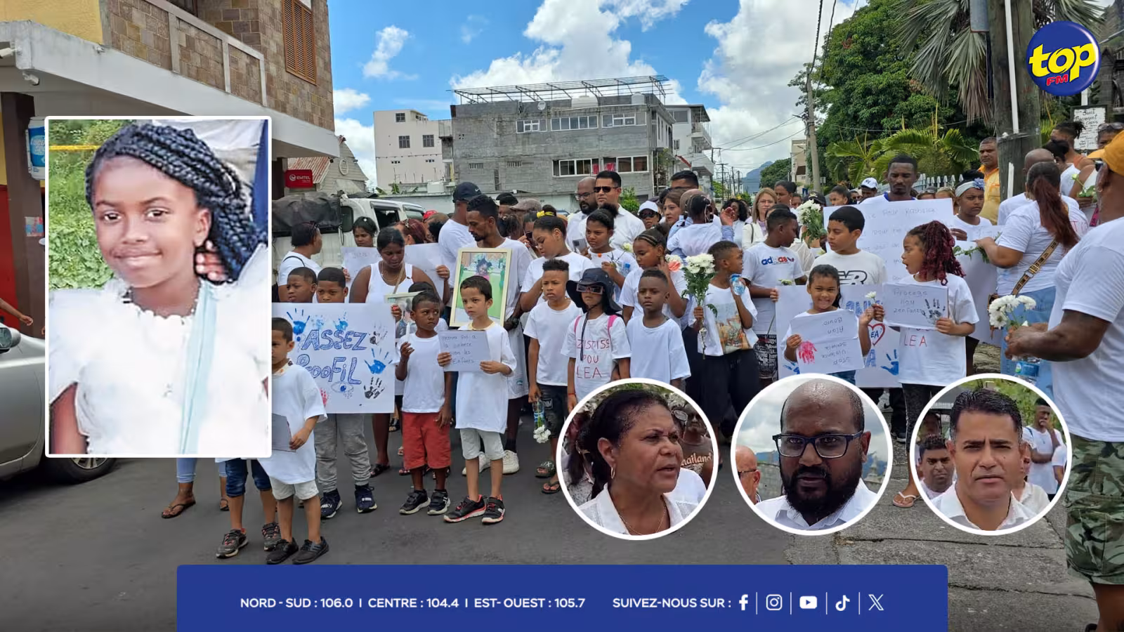 Marche pacifique en hommage à Kathalea : « Des failles dans le mécanisme pour la protection des enfants » déplore la Ministre Arianne Navarre- Marie