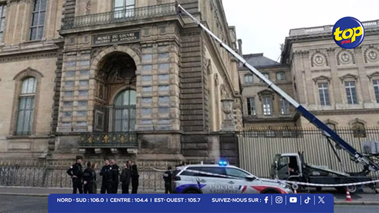Cambriolage du Louvre : deux suspects ont été interpellés et mis en garde à vue